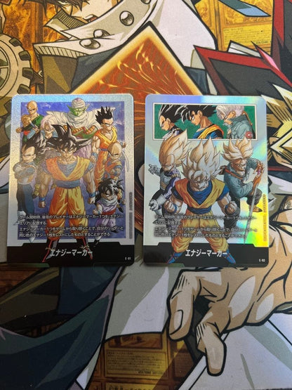 Dragon Ball Fusion World: Energy Marker E-92 & E-91 Japanese Son goku1