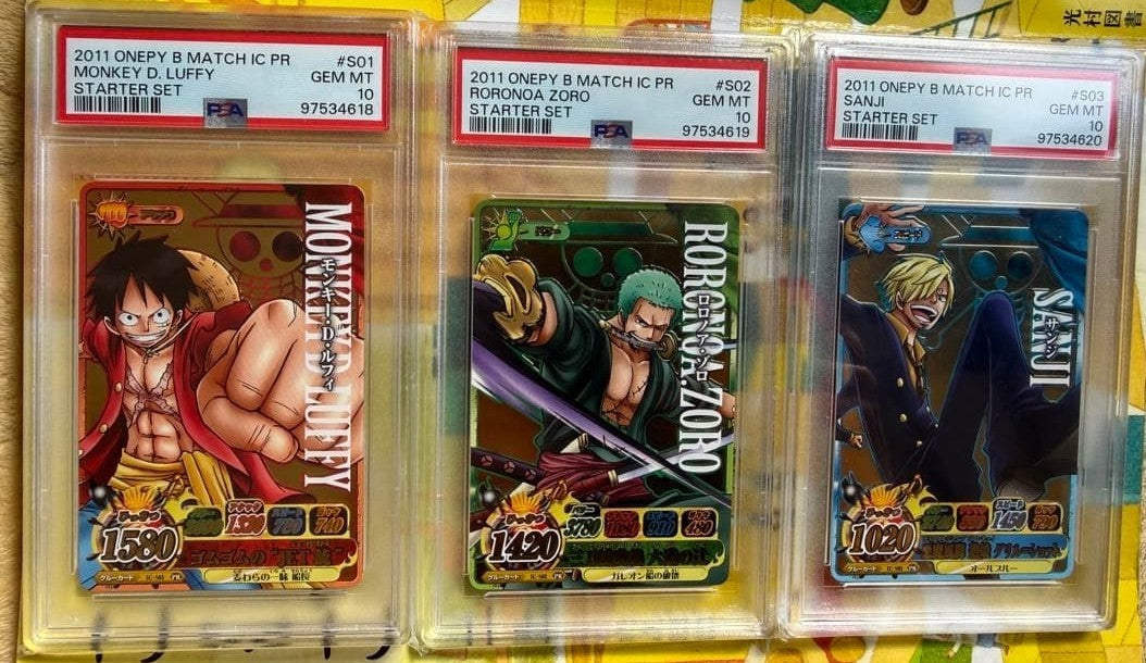 PSA10 One Piece Berry Match IC Promo Set Luffy Zoro Sanji Japan Rare Set of 31