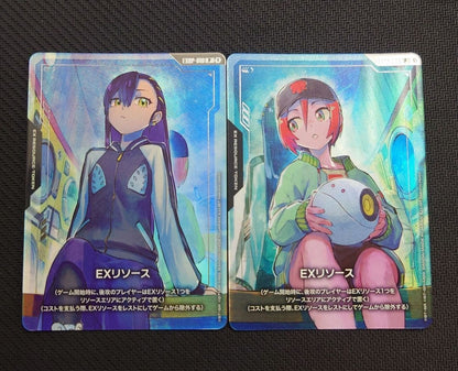 Gundam Card Game EX Resource Nyaan EXRP010 & Amate Yuzuriha EXRP0090