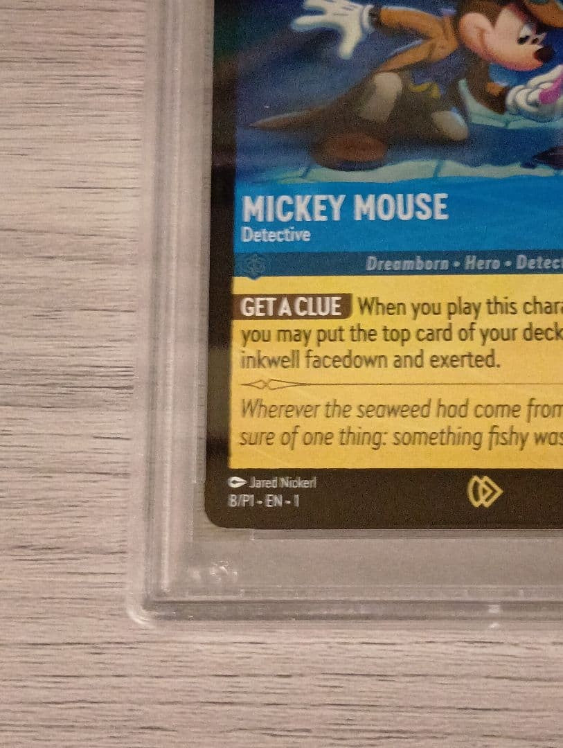 PSA10 DISNEY Card LORCANA MICKEY MOUSE League Promo #8 ENG4