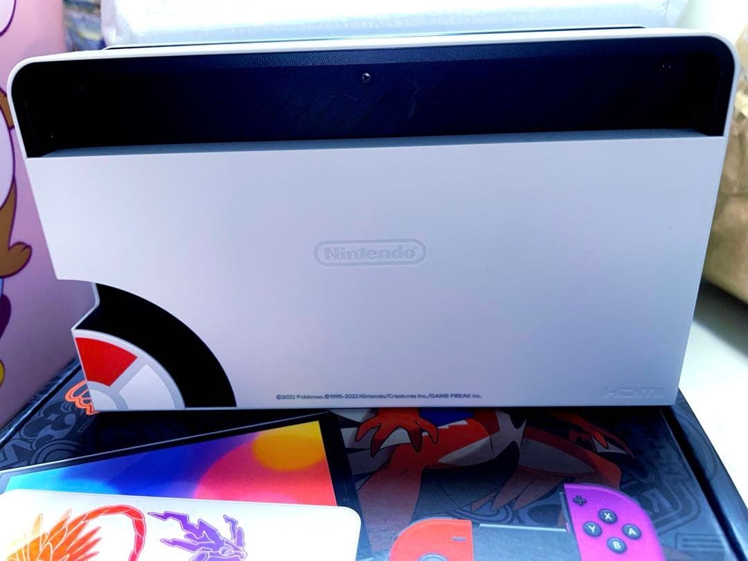 Nintendo Switch OLED Pokemon Scarlet & Violet Edition Console NEW10