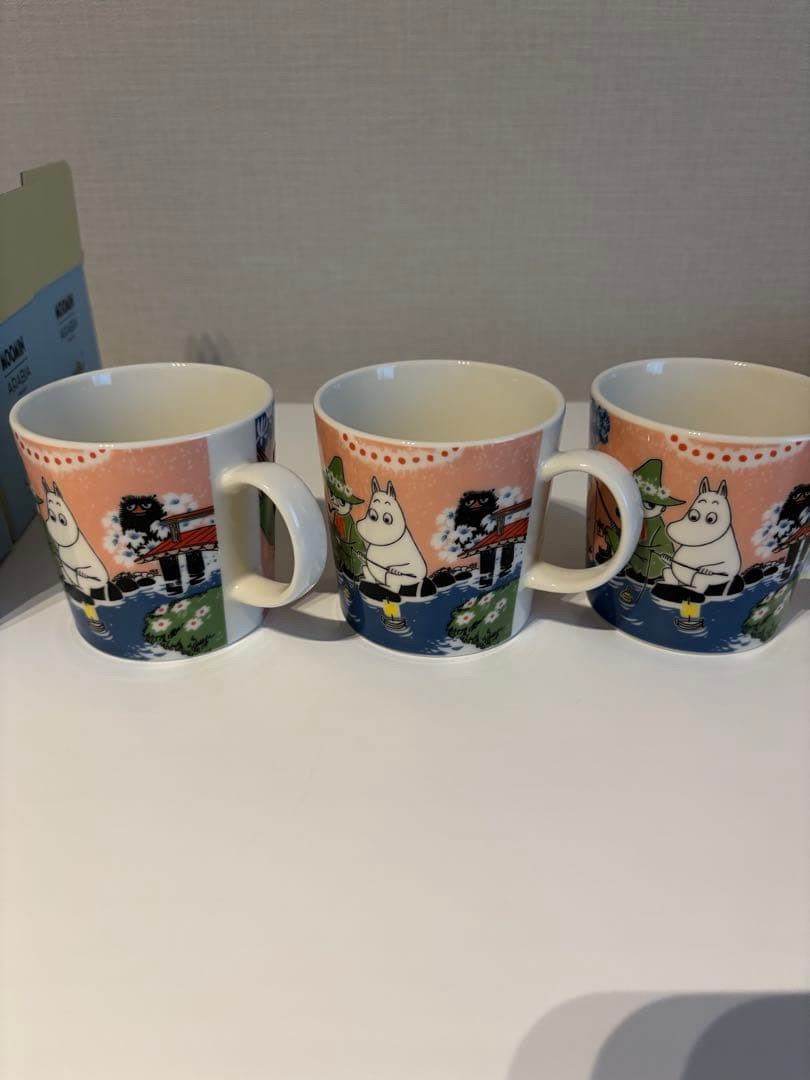 Set of 3 Moomin Arabia Mug 2026 SIMPLE JOY Moominvalley Park Limited Edition1