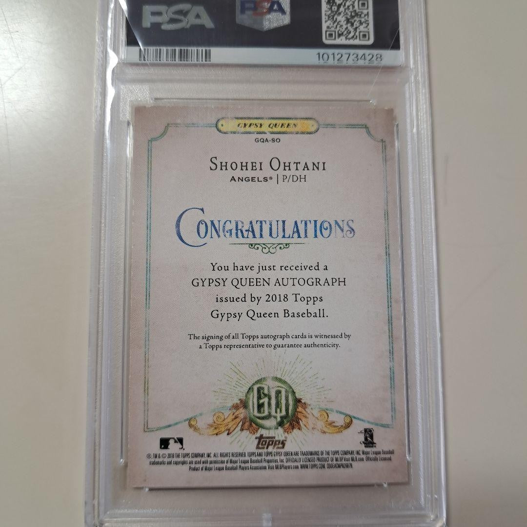 PSA 7 2018 Topps Gypsy Queen Shohei Ohtani RC Auto Rookie #GQA50 MINT2