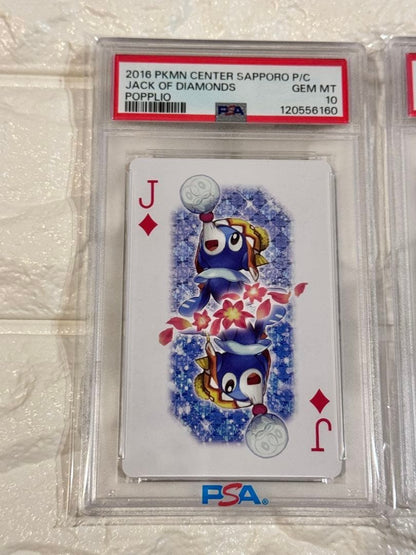 PSA 10 Pokemon Center Sapporo Trump Playing Cards Diamond Set Japanese GEM MT2