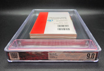 BGS 9.0 NARUTO Vol. 1 1st Printing Japanese Graded Manga JUMP Comics 2000 Obi10