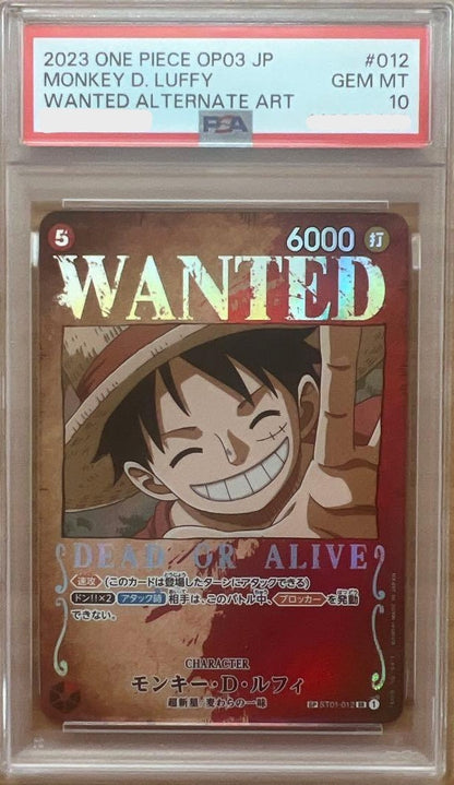 PSA 10 Monkey.D.Luffy SR SP ST01012 Japanese ONE PIECE Mighty Enemy0