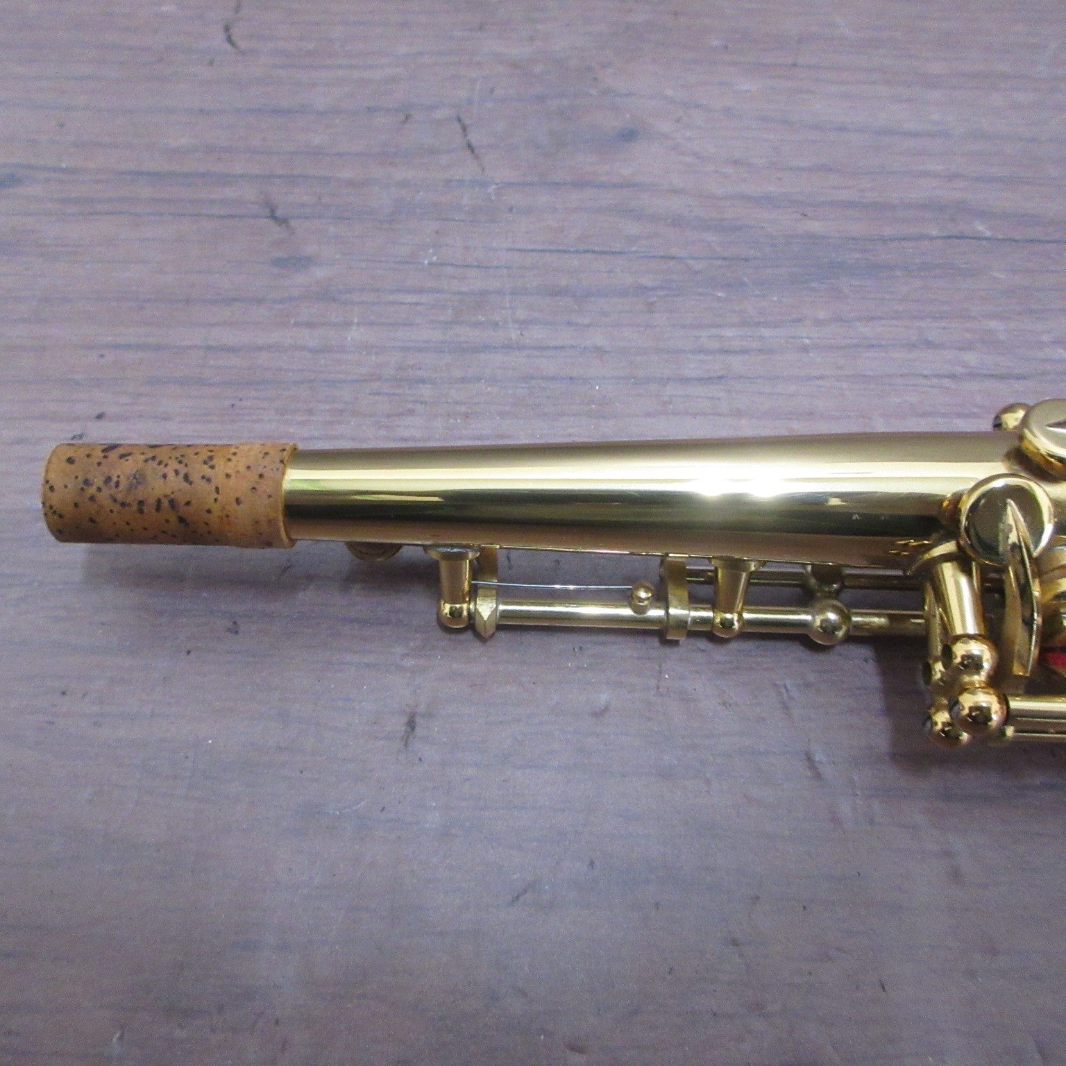 YAMAHA YSS-475 Soprano Saxophone with Soft Case #023082 Excellent USED1