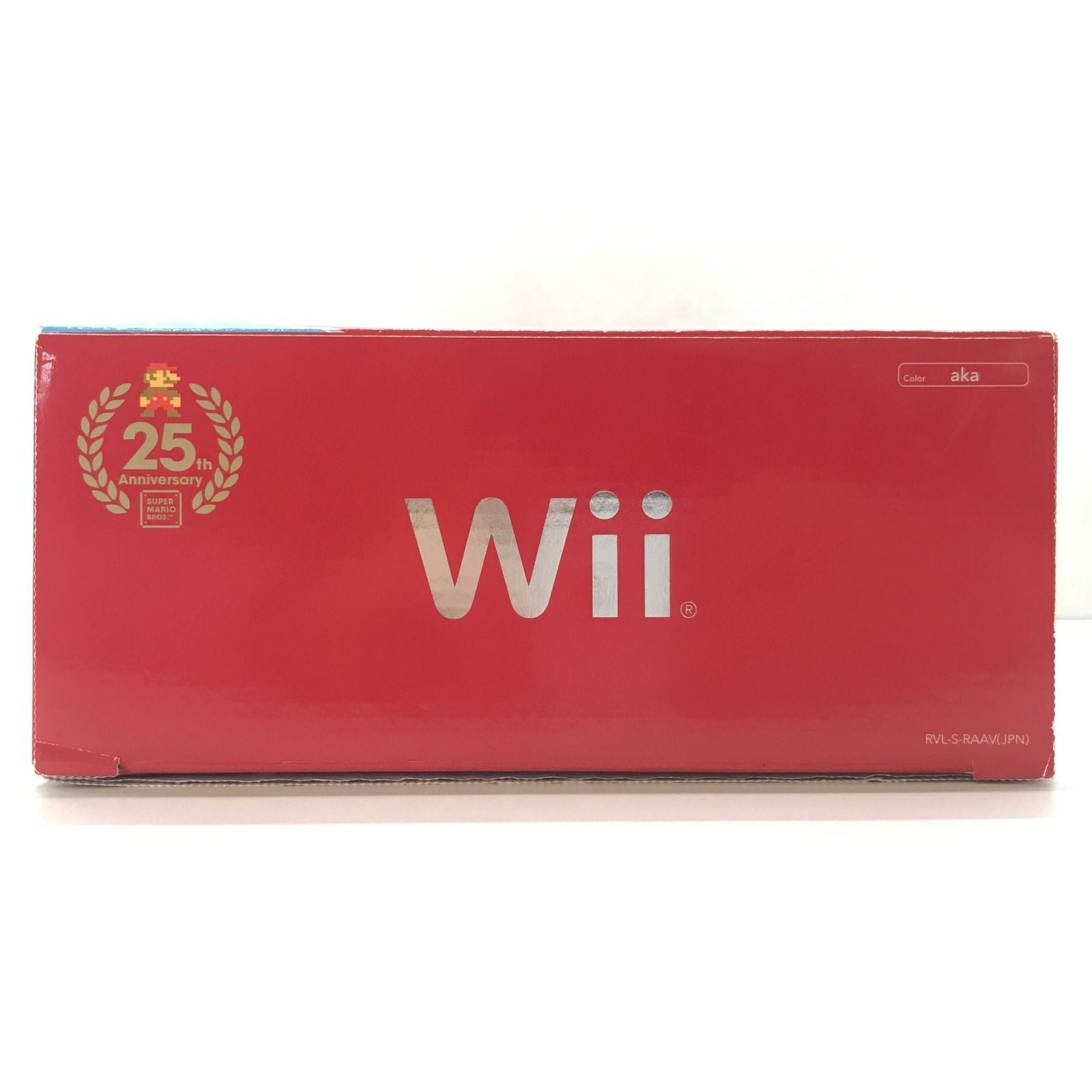 Nintendo Wii Super Mario Bros 25th Anniversary Limited Edition Red RVL001 USED4