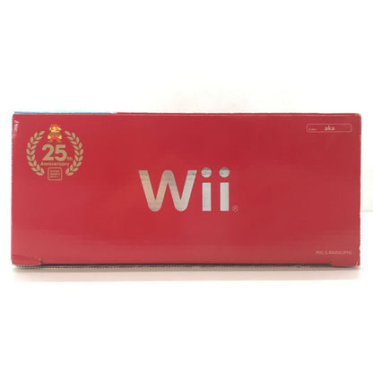 Nintendo Wii Super Mario Bros 25th Anniversary Limited Edition Red RVL001 USED4