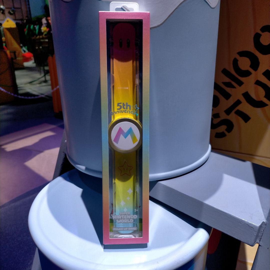 USJ Nintendo World Power Up Band Invincible Mario 5th Anniversary NEW1