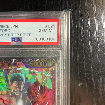 PSA 10 Roronoa Zoro OP01-025 Flagship Battle Promo Japanese ONE PIECE Card4