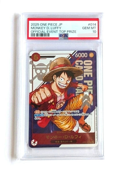 PSA 10 Luffy ST21-014 Flagship Battle 2025 Top Prize ONE PIECE Card Japanese0