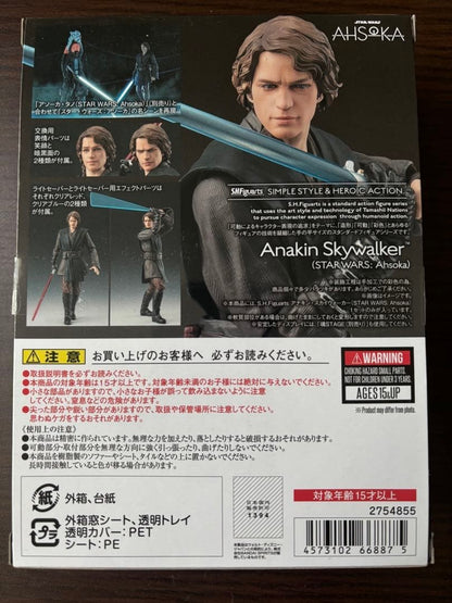 S.H.Figuarts STAR WARS: Ahsoka Legendary Jedi Anakin Skywalker Figure NEW1
