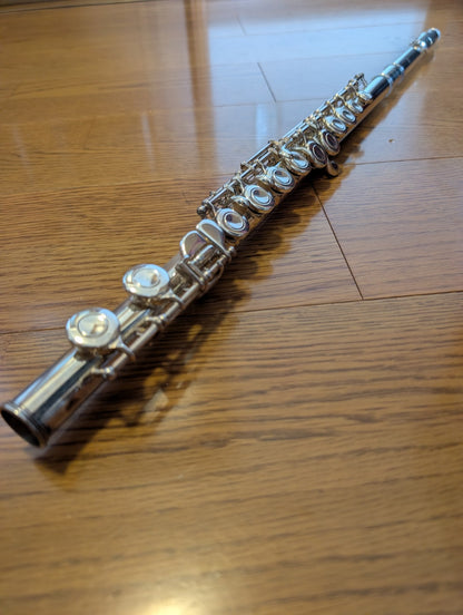 YAMAHA YFL 211-S CONCERT FLUTE Silver Plating with Hard Case USED13
