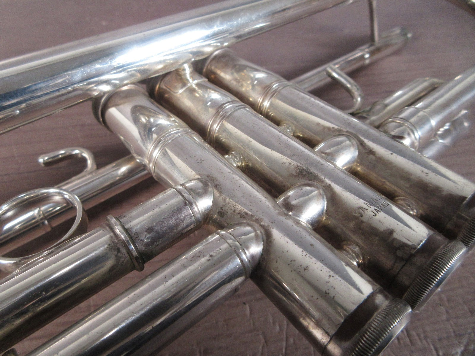 Yamaha Xeno YTR-8335US Silver Trumpet Musical instrument #201892 with Hard case21