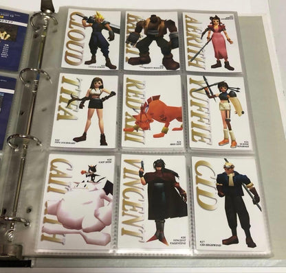 Final Fantasy VII Trading Card Complete 139 Set Carddass Masters Bandai 199715
