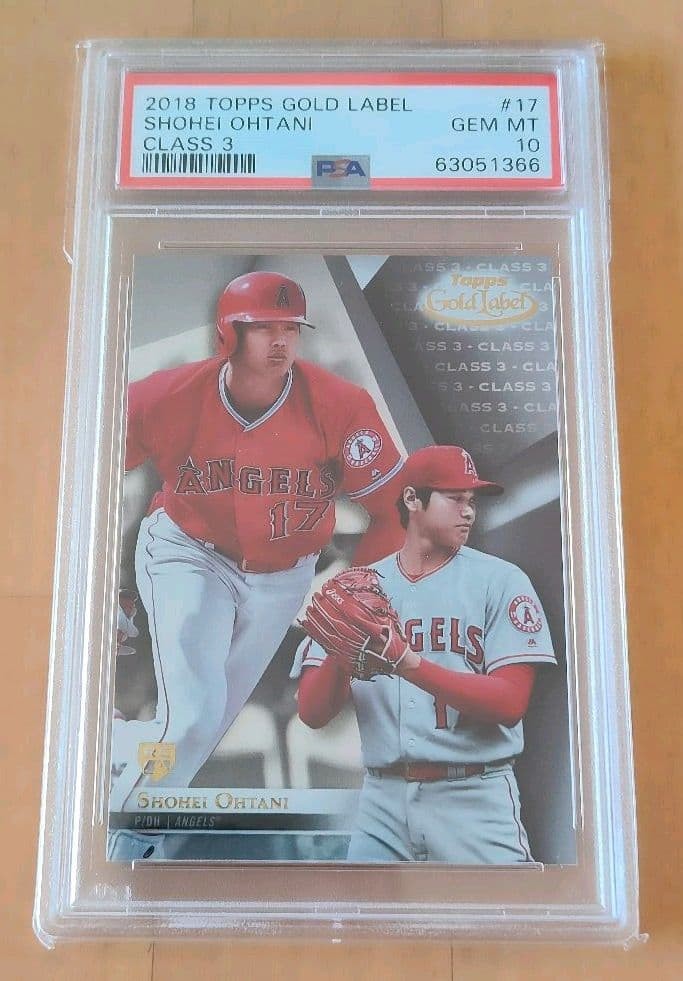 PSA 10 topps 2018 Shohei Ohtani Class 3 #17 Trading Card GEM MT0
