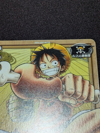One Piece Card Old Back Carddass Tournament Limited Luffy Promo BN-11 NM7