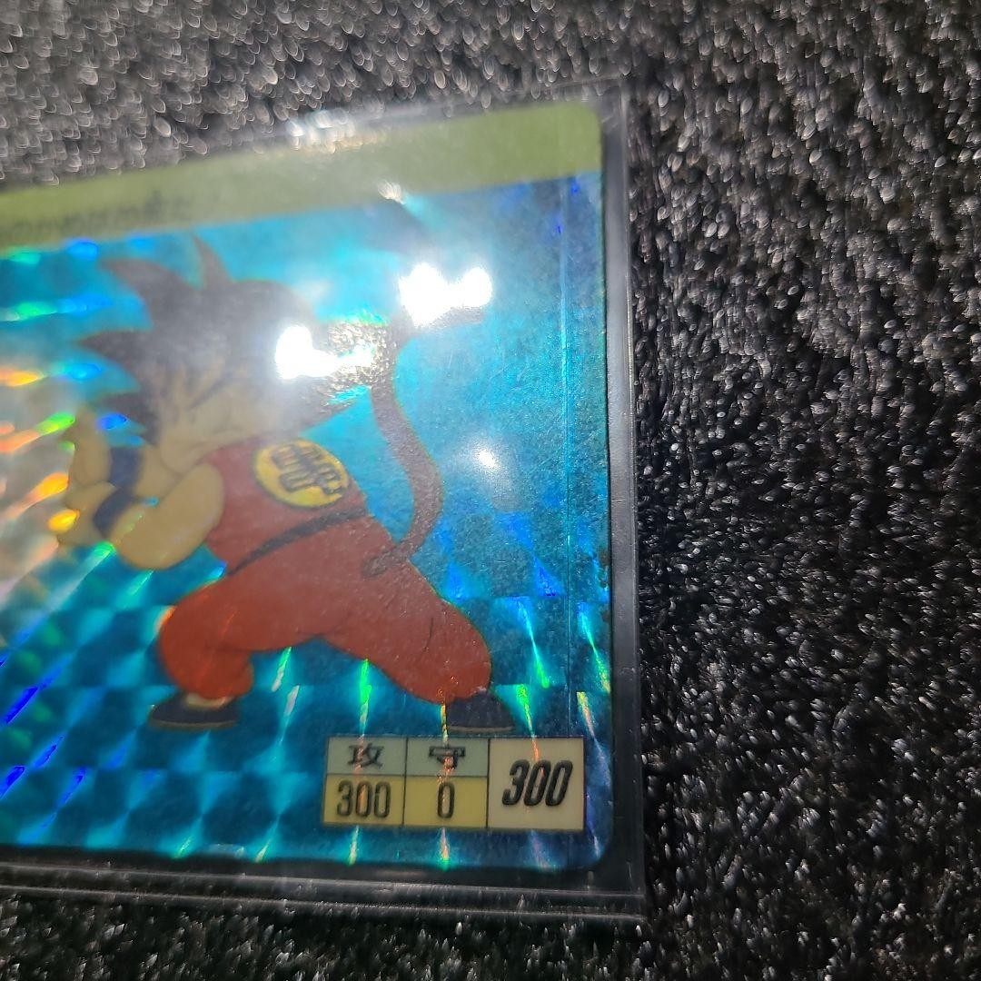 Dragon Ball Carddass No.1 Son Goku 1988 Error Card Holo Rare Japanese TCG3