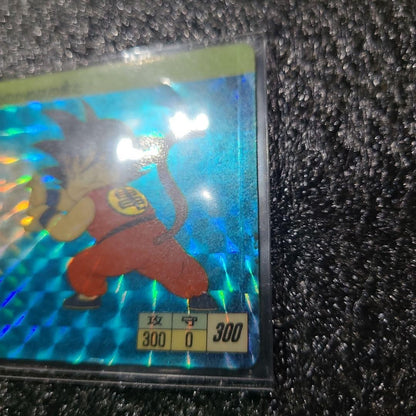 Dragon Ball Carddass No.1 Son Goku 1988 Error Card Holo Rare Japanese TCG3