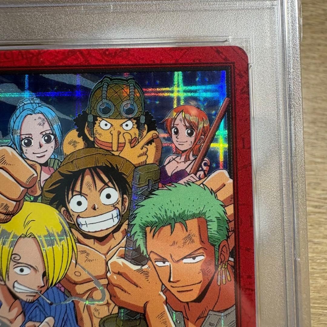 PSA10 Straw Hat Crew Grand Line Comp H10 One Piece Hyper Battle Card 2001 GEM MT6