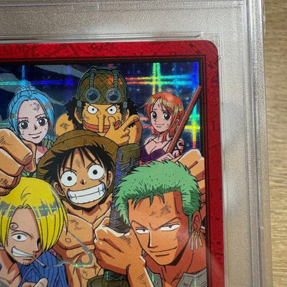 PSA10 Straw Hat Crew Grand Line Comp H10 One Piece Hyper Battle Card 2001 GEM MT6