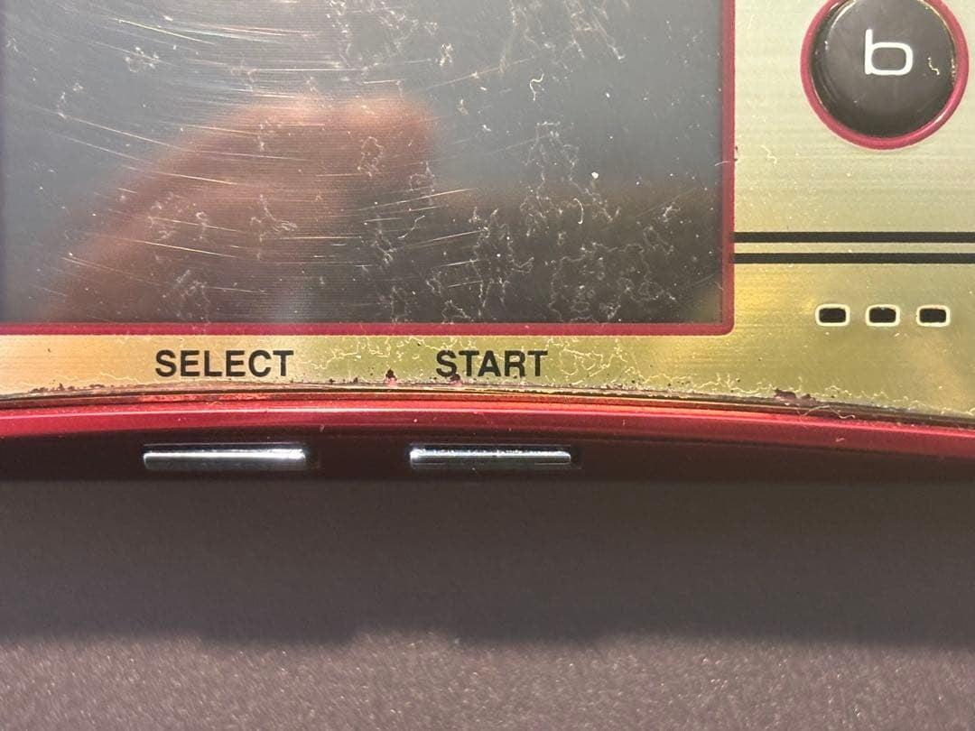 Nintendo Gameboy Micro Console 20th Anniversary Famicom USED3