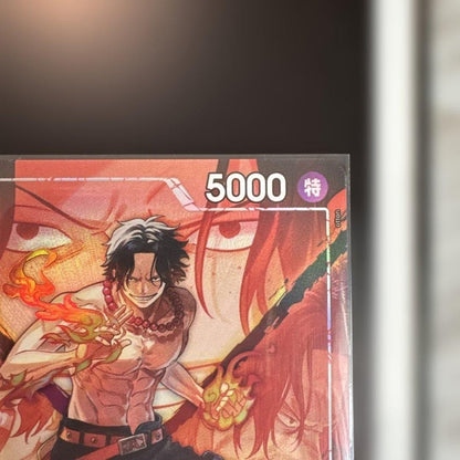 Portgas D Ace L-P OP16-001 The Time Of Battle ONE PIECE Card Japanese 20263