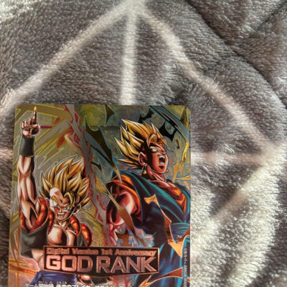 Vegito Gogeta God Rank E-69 DRAGON BALL FUSION WORLD Energy Marker 20252