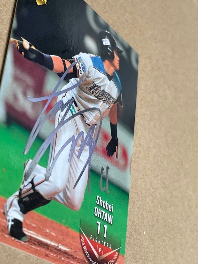 Shohei Ohtani 2013 BBM 2nd Version RC Gold Foil Auto Signed Japan Rookie Card8