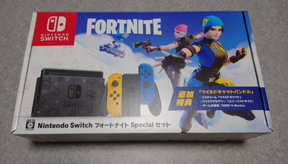 NINTENDO SWITCH Fortnite Special Edition Wildcat Bundle [With Code] Open BOX0