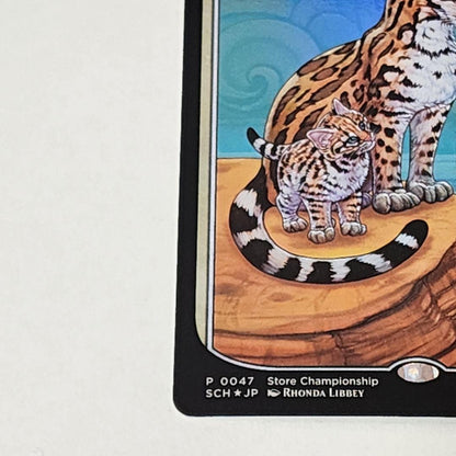 Ocelot Pride Textless Japanese MTG Store Champion Promo Foil4