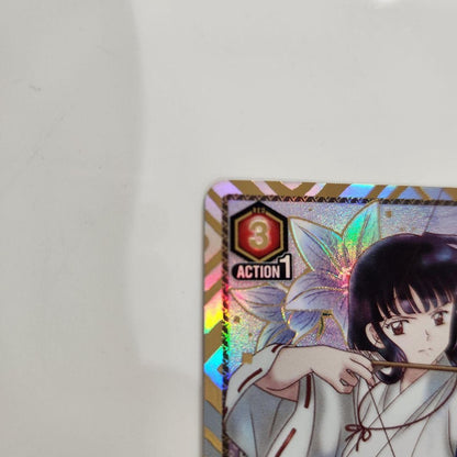 UNION ARENA InuYasha UA50BT/IYS-1-049 SR ☆☆ Kikyo Signed Japanese2