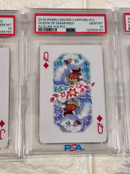 PSA 10 Pokemon Center Sapporo Trump Playing Cards Diamond Set Japanese GEM MT3