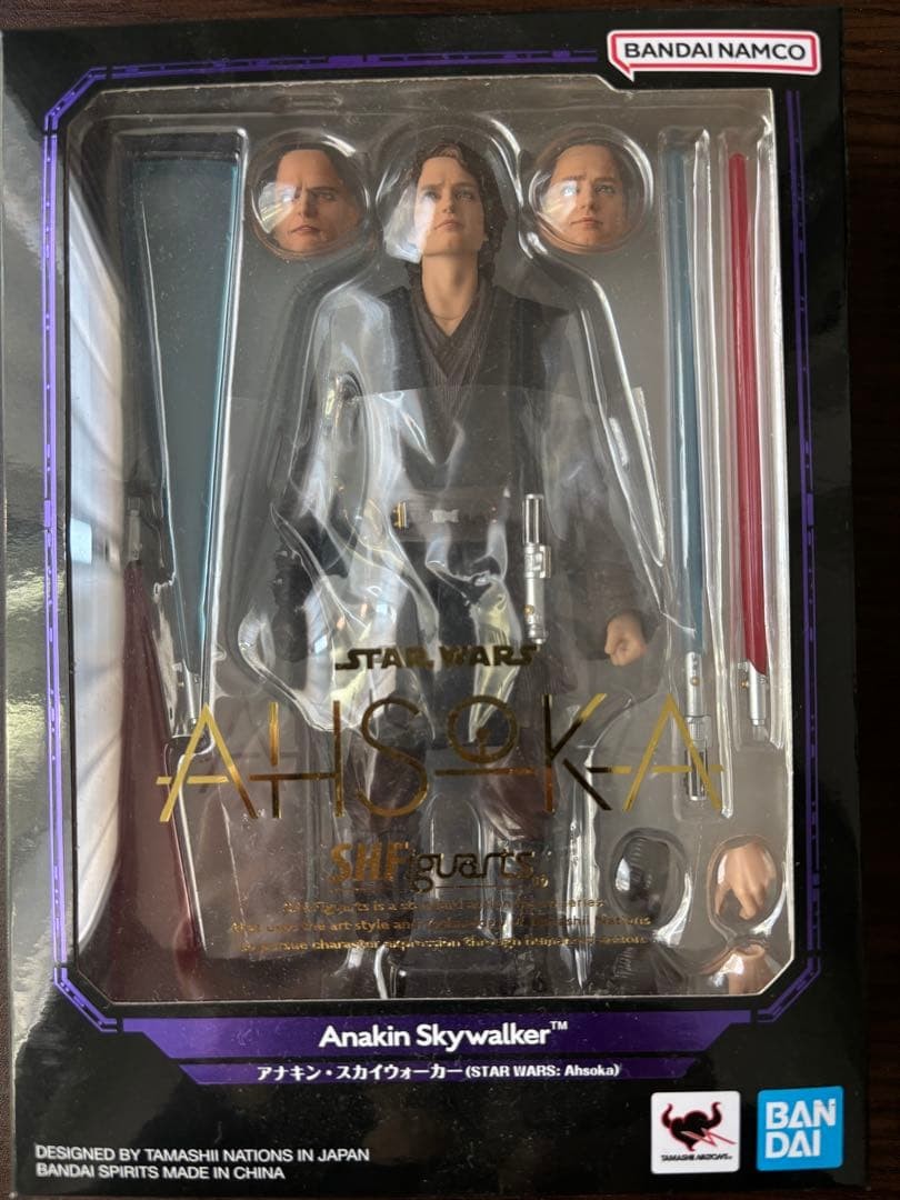 S.H.Figuarts STAR WARS: Ahsoka Legendary Jedi Anakin Skywalker Figure NEW0