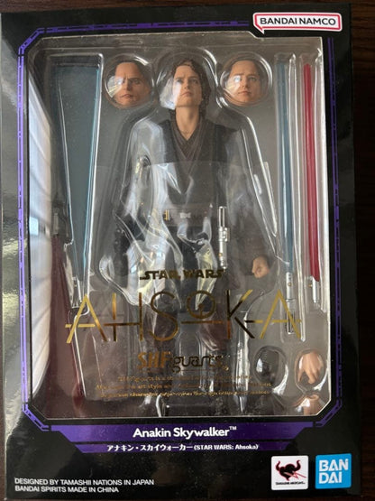 S.H.Figuarts STAR WARS: Ahsoka Legendary Jedi Anakin Skywalker Figure NEW0