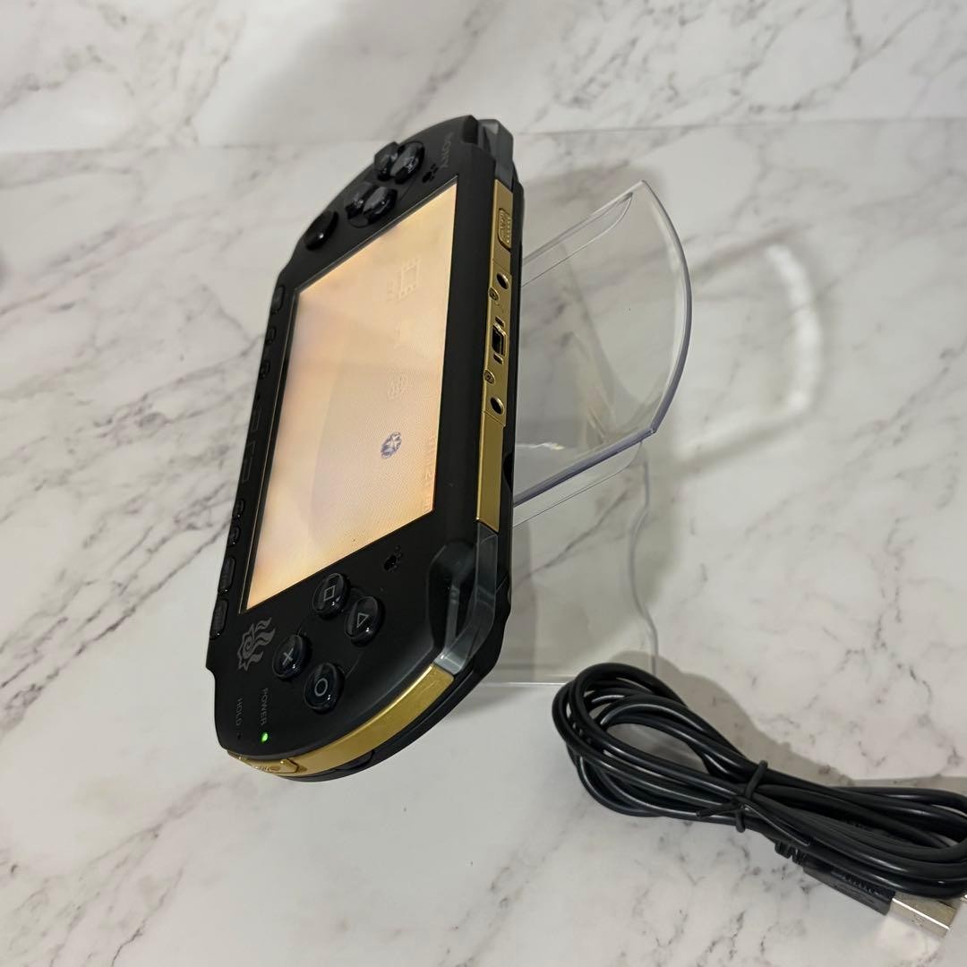 Play Station Portable PSP Monster Hunter 3rd Hunters Model PSP3000MHB Sony USED3