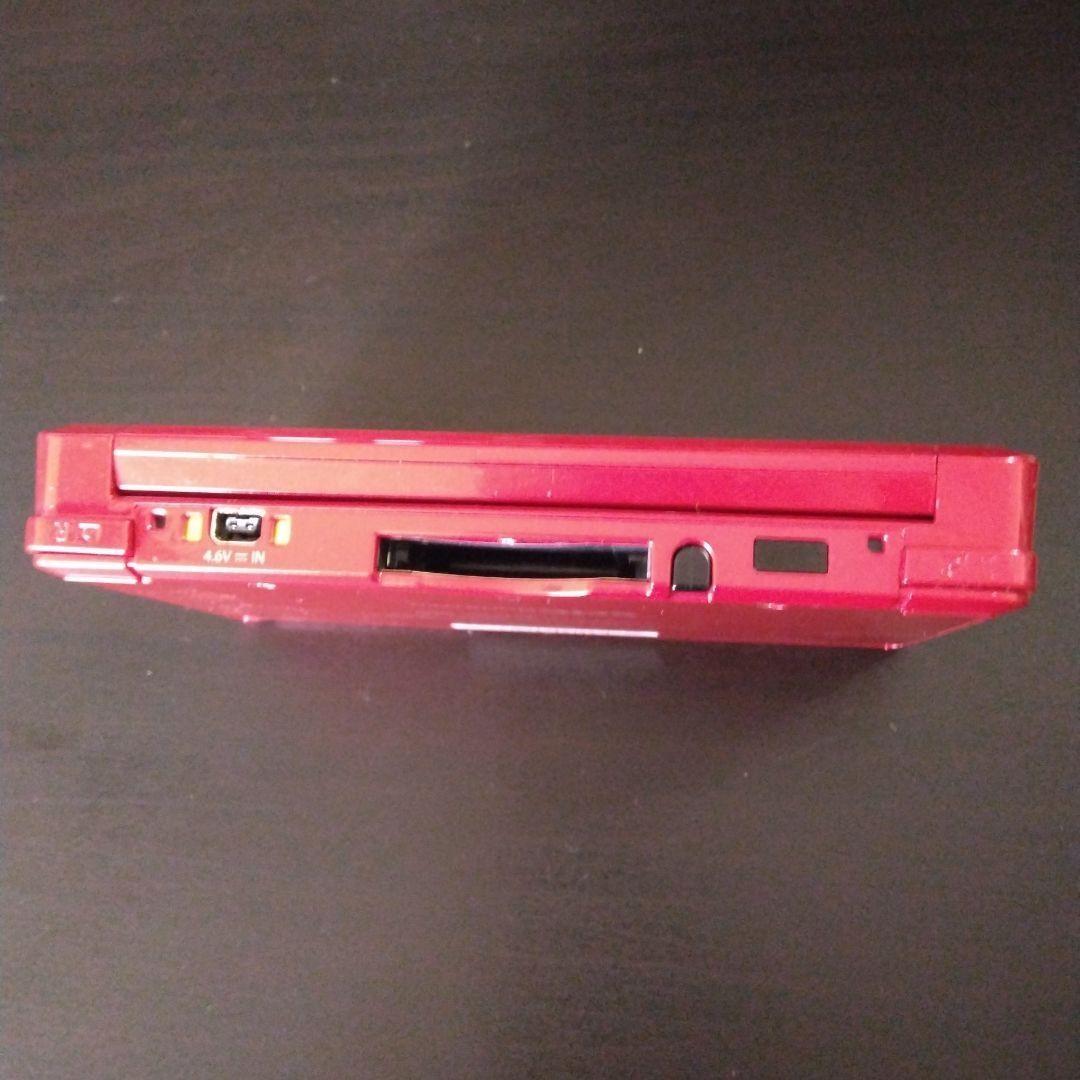 Nintendo 3DS Metallic Red Game Console Stylus Excellent with Charger BOX USED6