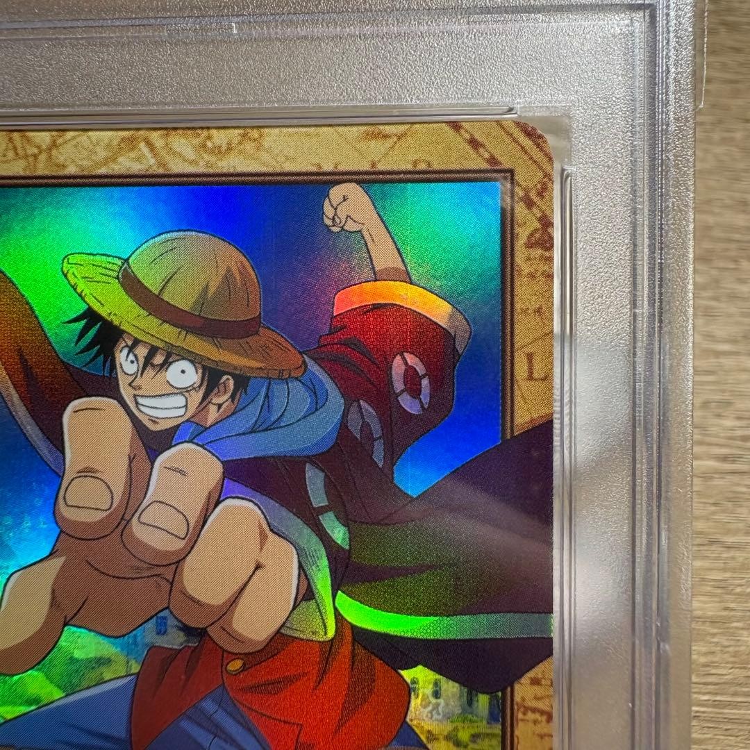 PSA 10 Luffy The Rookie Holo 2001 One Piece Hyper Battle Carddass #C520 GEM MT8