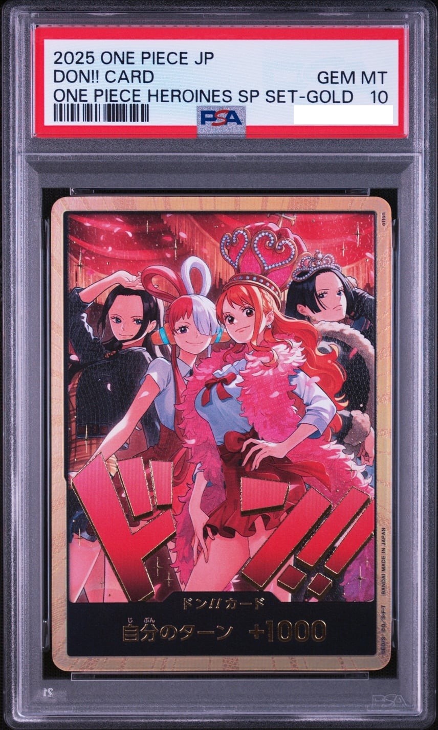 PSA 10 DON!! Card Robin & Uta & Nami & Hancock Parallel ONE PIECE Card Heroines1