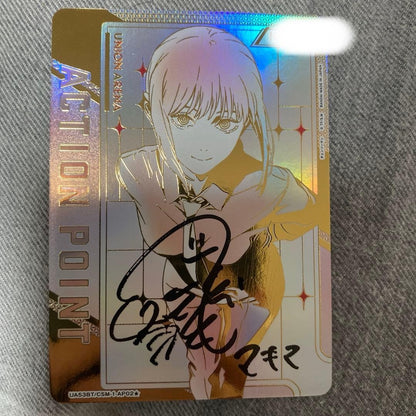 Union Arena Chainsaw Man Makima AP02 Parallel Serial  Hand Signed Japan NM1