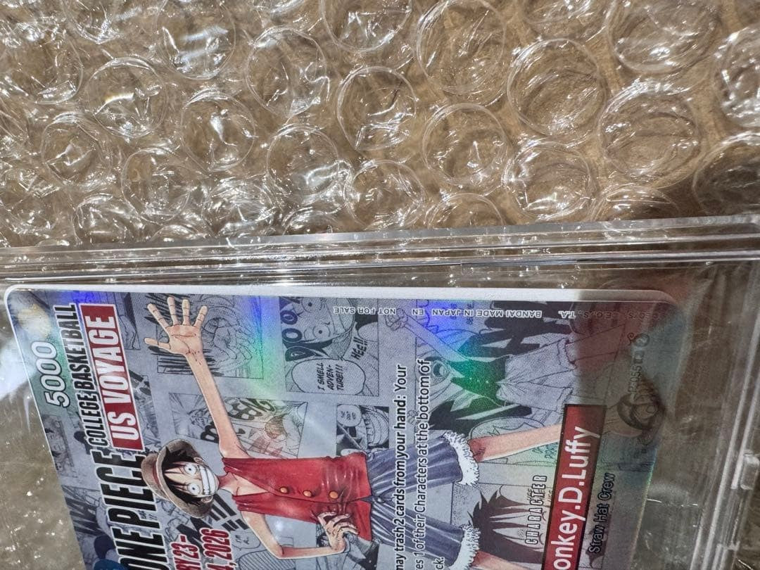 Luffy P055 ONE PIECE Card College Basketball US Voyage Promo English Sealed2