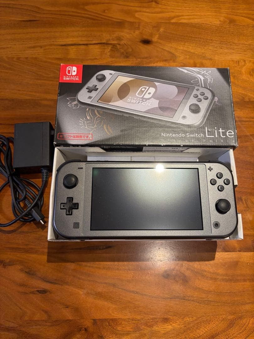Nintendo Switch Lite Pokemon Dialga and Palkia Box Console with Box USED3