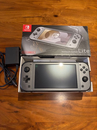 Nintendo Switch Lite Pokemon Dialga and Palkia Box Console with Box USED3