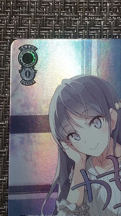 Weiss Schwarz Bunny girl senpai SBY/W136001EX SEC Sakurajima Mai Signed3