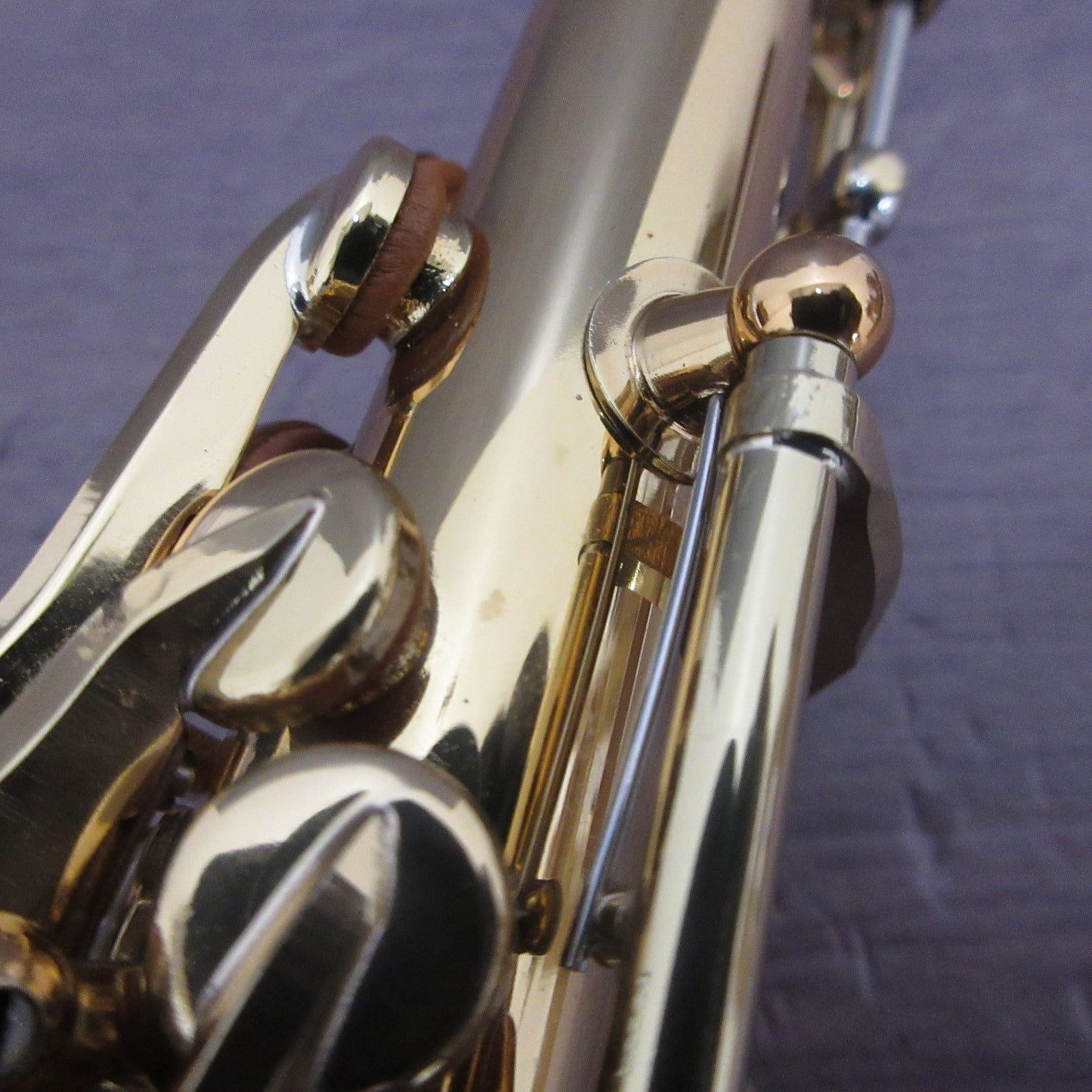 YAMAHA YSS-475 Soprano Saxophone with Hard Case #001748 Excellent USED12