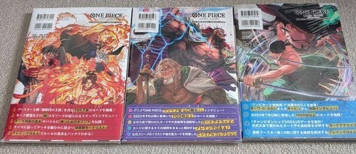ONE PIECE CARD GAME 1st 2nd 3rd ANNIVERSARY COMPLETE GUIDE Book Set w/Promo2