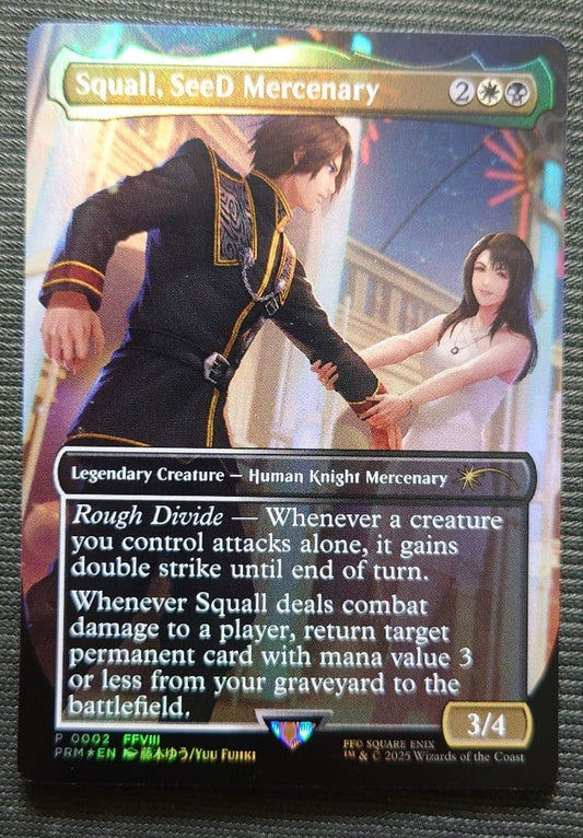 MTG Standard Showdown Promos Squall, SeeD Mercenary FOIL Final Fantasy English0
