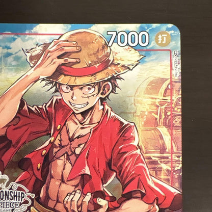 ONE PIECE Card Game Monkey D. Luffy P-001 P Championship Set Promo Near Mint3