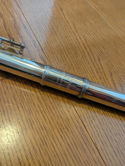 YAMAHA YFL 211-S CONCERT FLUTE Silver Plating with Hard Case USED20